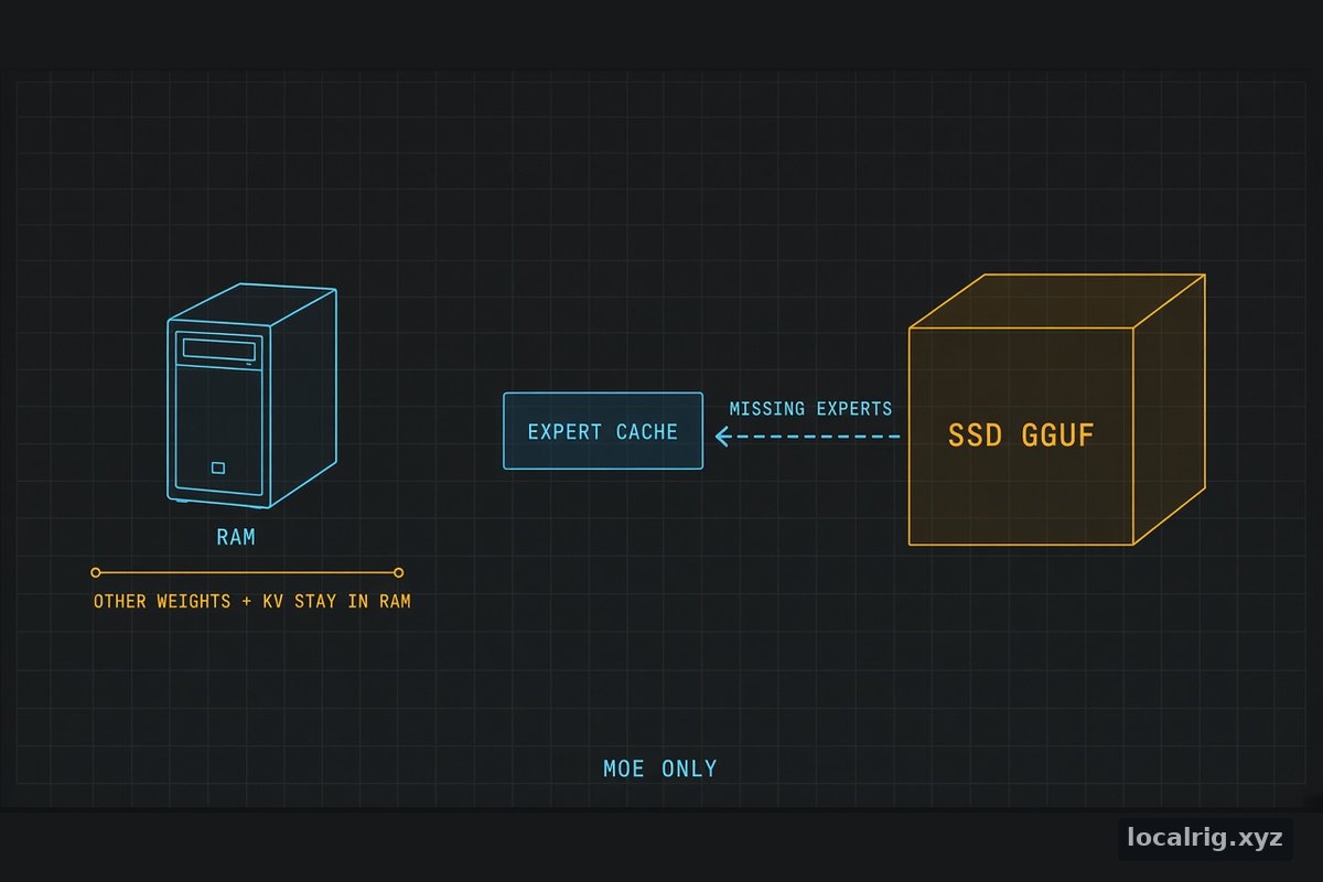 Can You Run a Model Bigger Than Your RAM? SSD Expert Streaming on a Mac